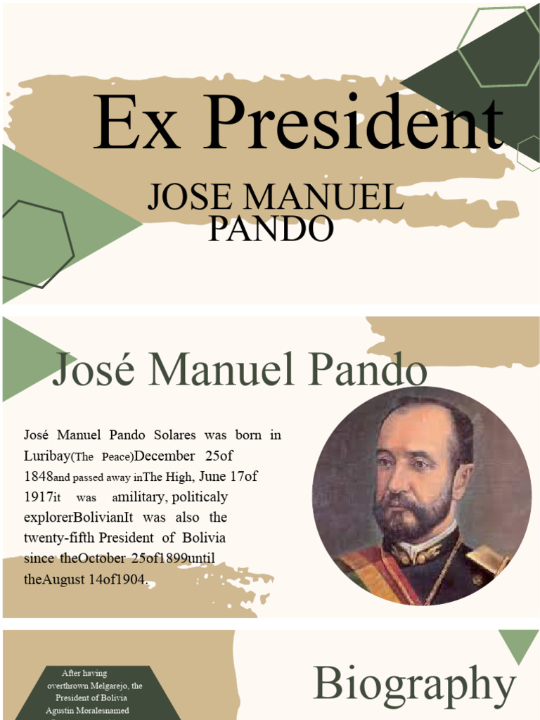 JOSÉ MANUEL PANDO | PDF | Bolivia