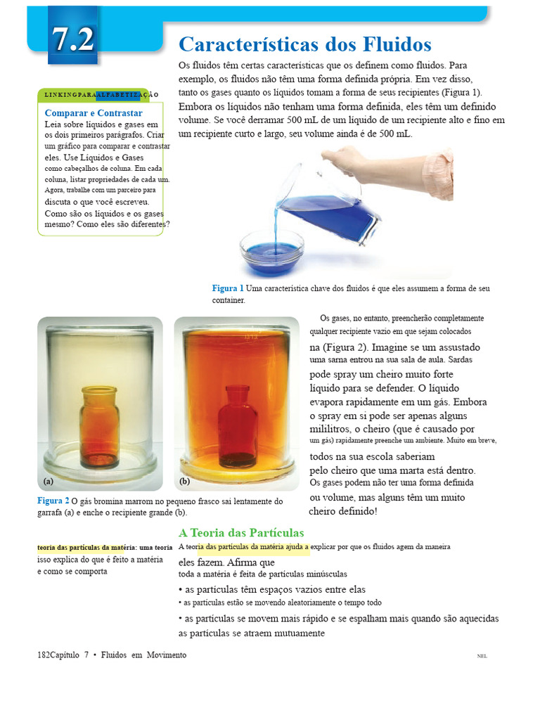 7.2 Características dos Fluidos | PDF | Gases | Líquidos