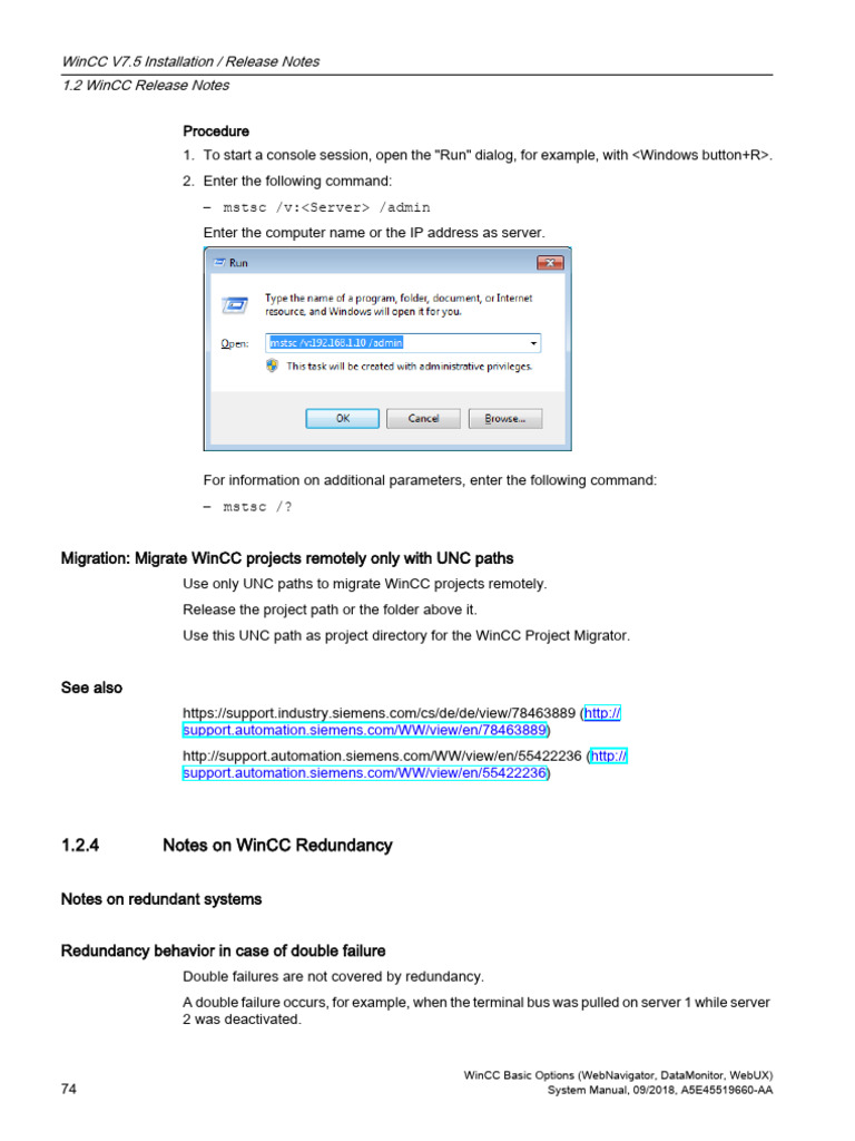 WinCC7.5 BasicOptions - PDF Page 74 | PDF