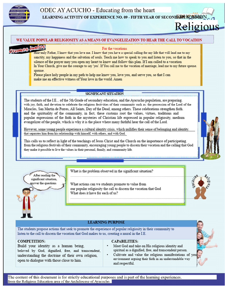 Popular Religiosity and Vocation Discernment | PDF | Saint | Jesus