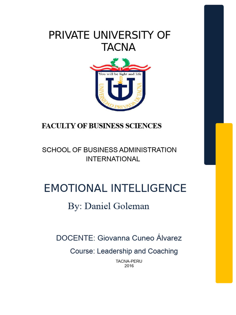 Understanding Emotional Intelligence | PDF | Psychological Trauma ...
