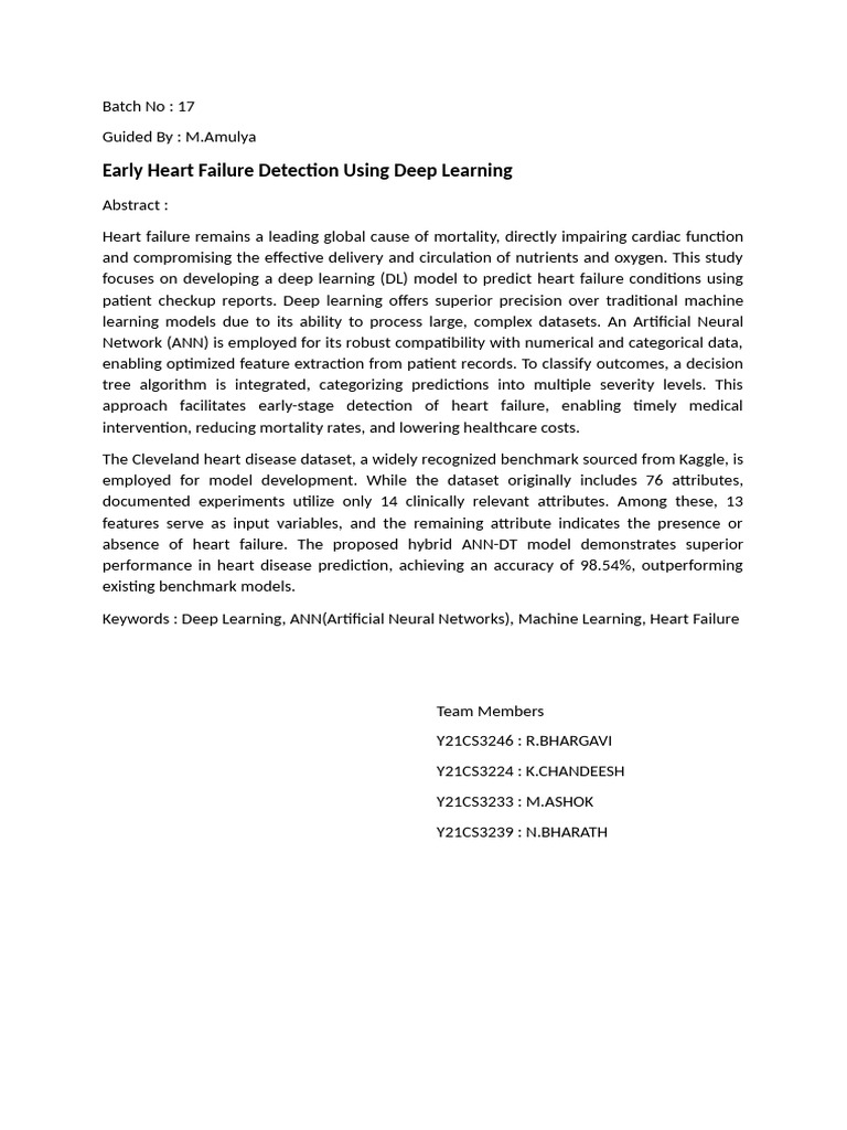 Main Project Abstract | PDF