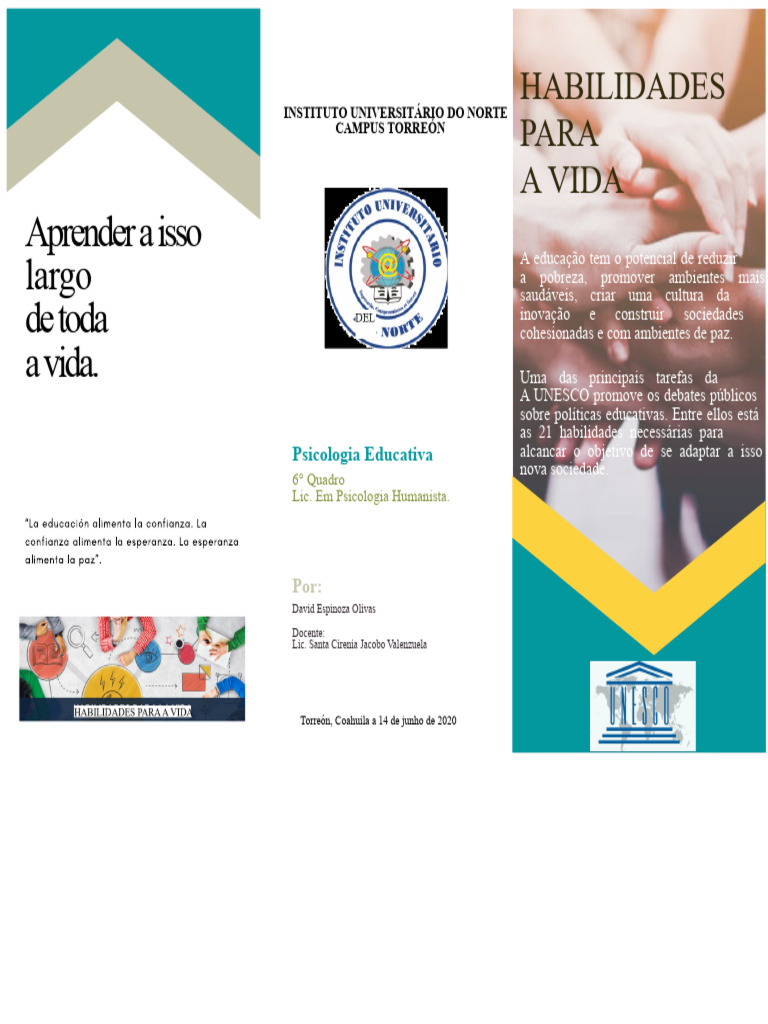 Habilidades Educativas para o Futuro | PDF