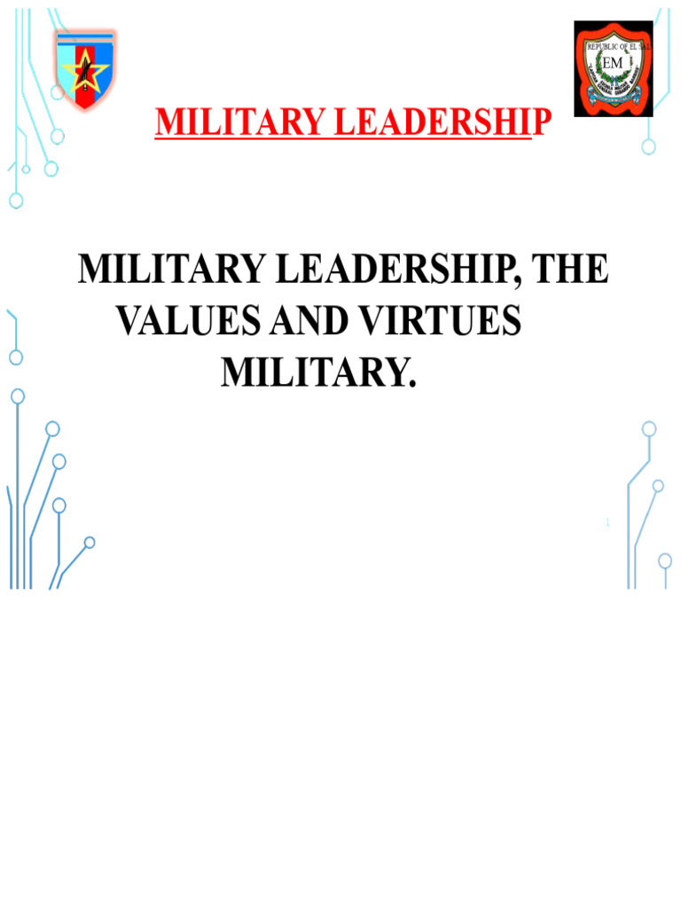 Military Leadership Values and Virtues | PDF | Virtue | Courage