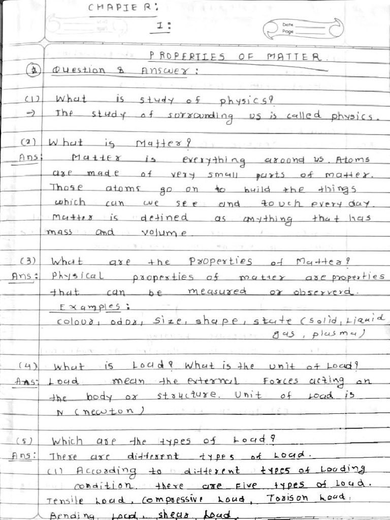 CH 1 Phy Notes | PDF