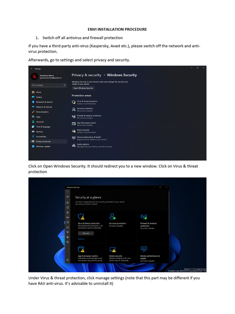 ENVI Installation Guide for Windows | PDF | Antivirus Software ...