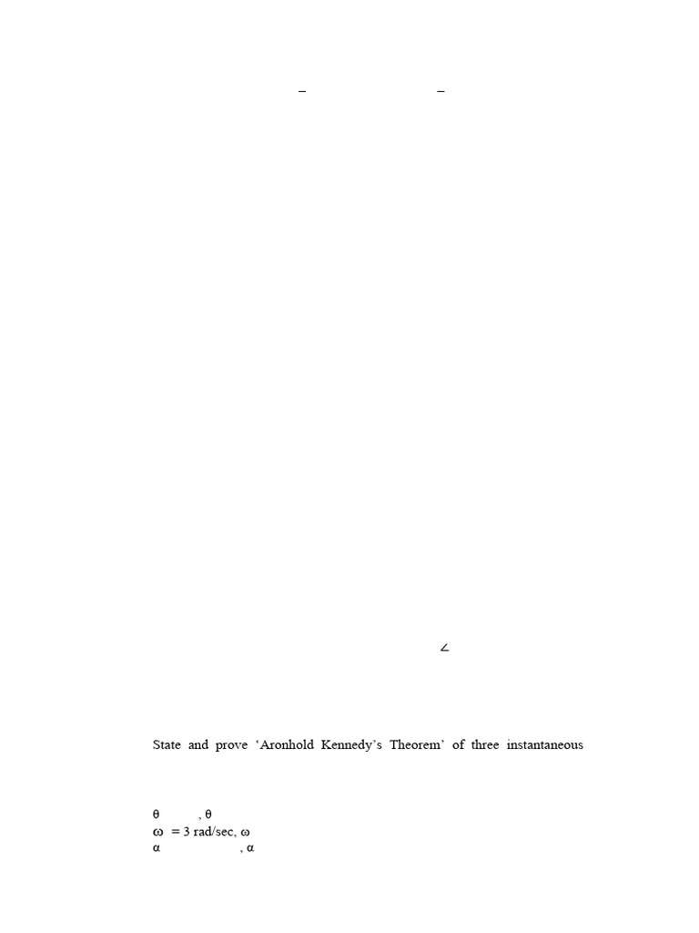 Kinematics and Theory of Machines Exam Guide | PDF | Gear | Belt ...