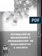 Estimacion de Necesidades y Programacion de Insumos Medicos