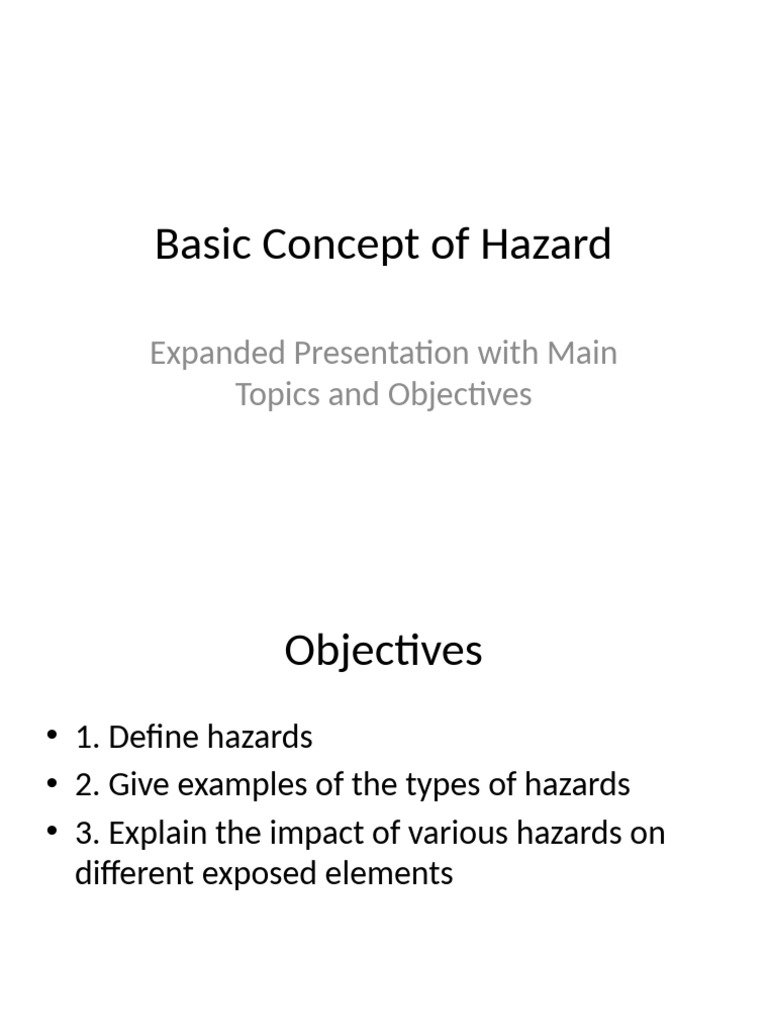 Understanding Hazards: Types and Impacts | PDF | Hazards | Natural ...