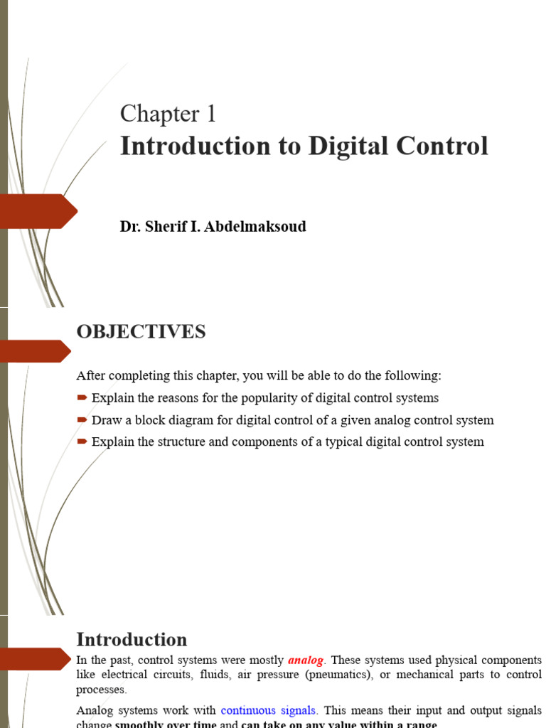 Lecture 1 | PDF | Analog To Digital Converter | Digital Electronics