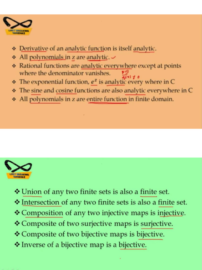 all bs mathematics important result and YouTube lectures | PDF