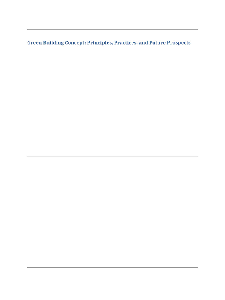 Green Building Principles and Practices | PDF | Green Building ...