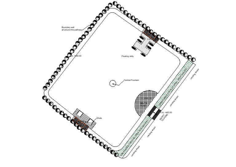Boundary Wall and Floating Jetty Design | PDF