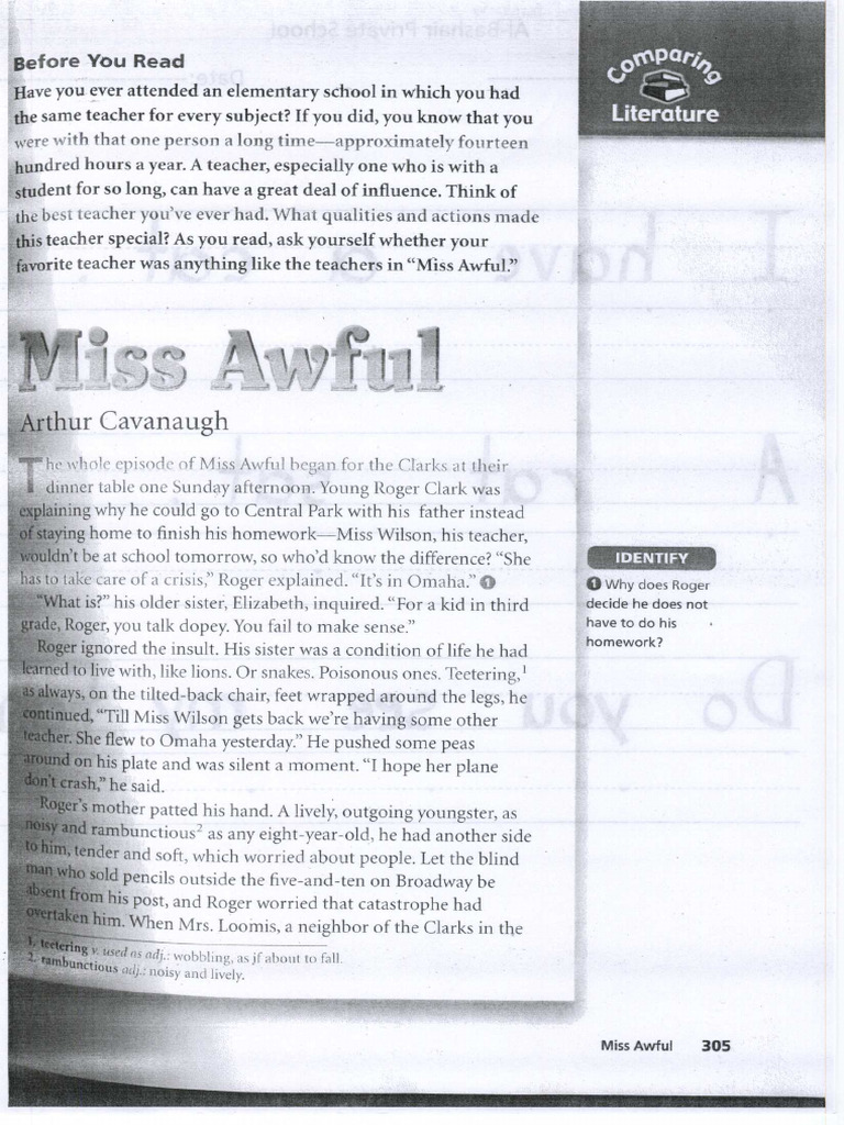Miss Awful | PDF