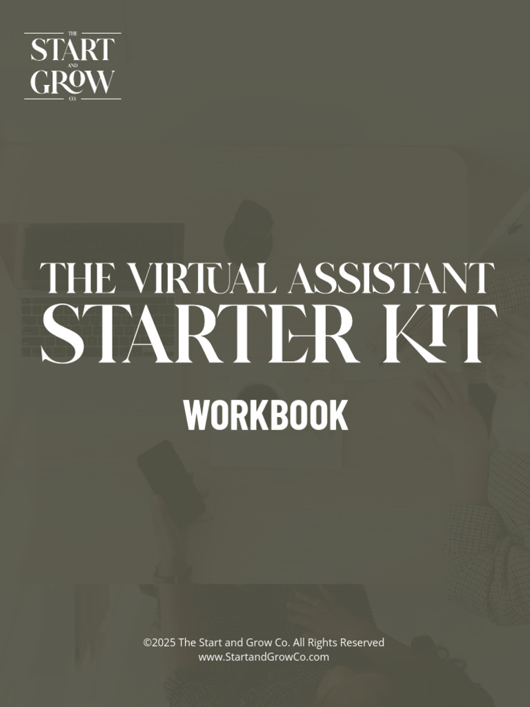 Virtual Assistant Starter Kit Workbook | PDF