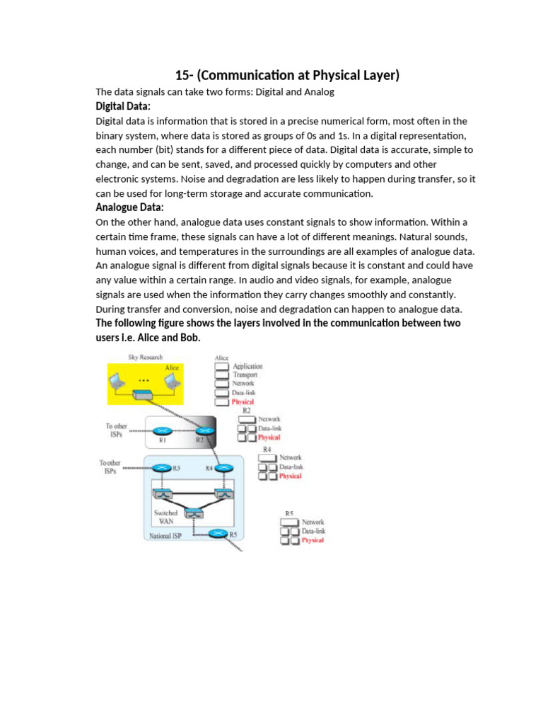 Data Communication (Week 3) | PDF | Signal To Noise Ratio | Decibel