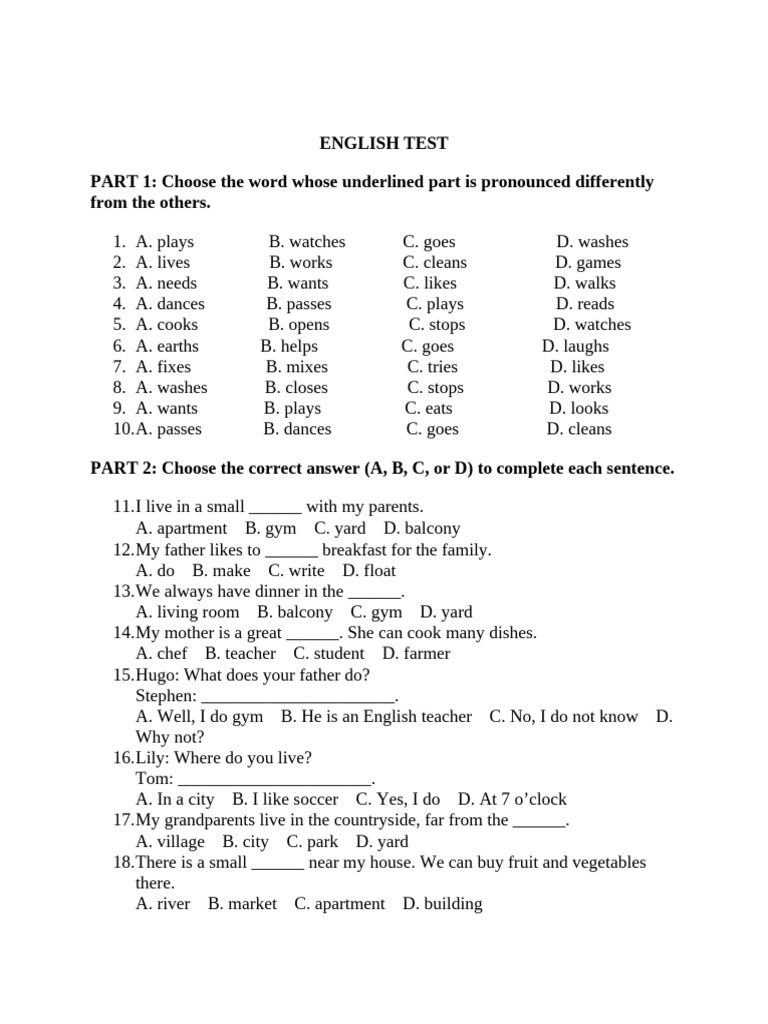 Test 1 | PDF