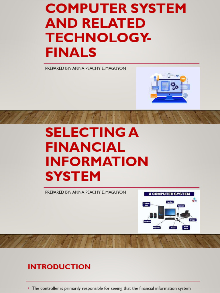 Selecting a Financial Information System | PDF | Software | Accounts ...