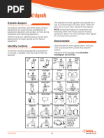 Excavator Hand Signals for Operators | PDF