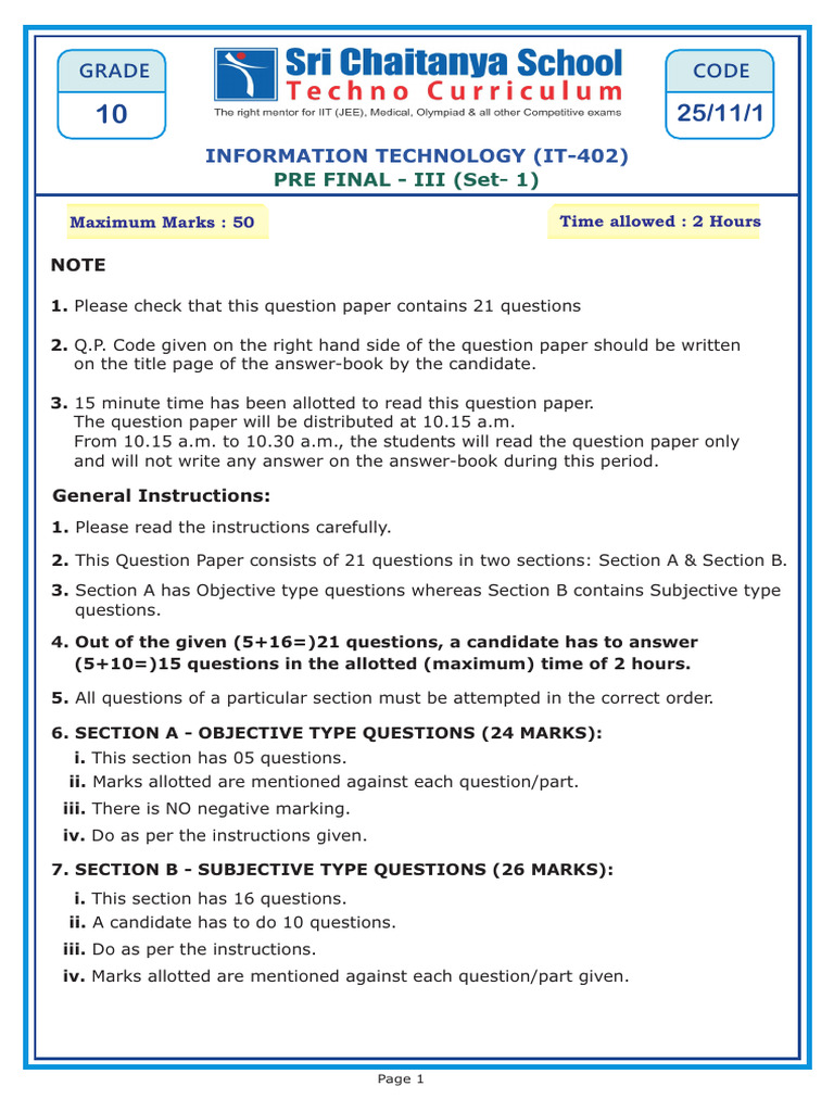 IT-402 Pre-Final Exam Paper Guide | PDF | Databases | Software