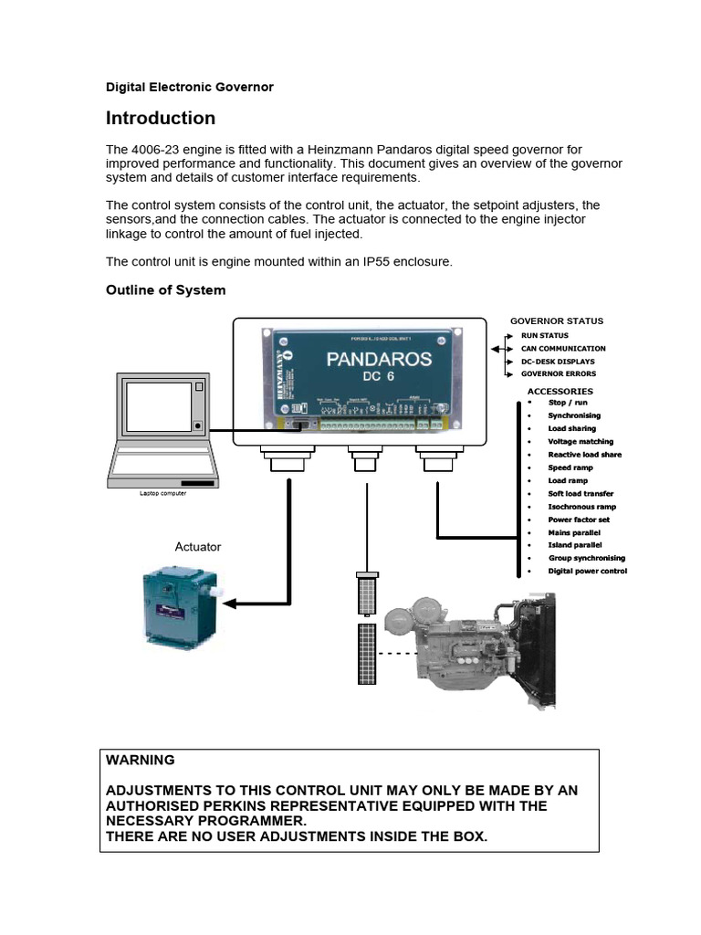 Digital Governor Workshopman2 | PDF | Actuator | Parameter (Computer ...
