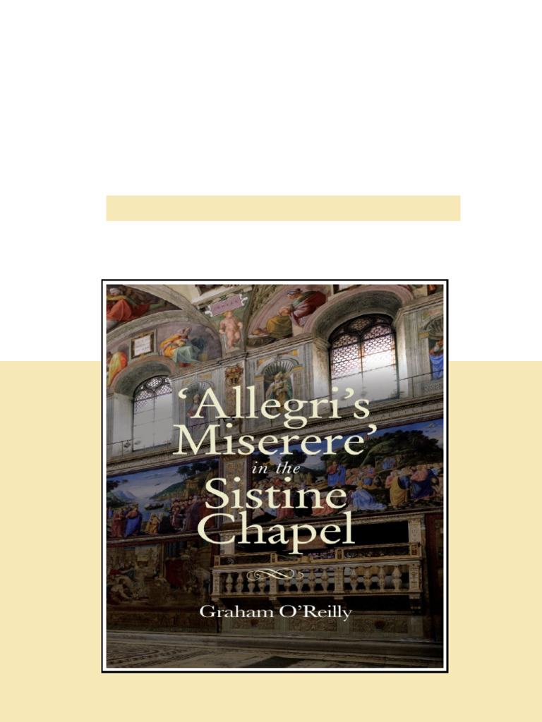 (Ebook) 'Allegri's Miserere' in the Sistine Chapel by Graham O'Reilly ...