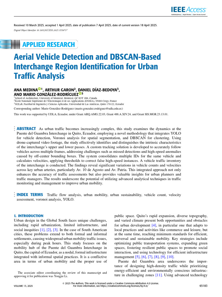 Aerial Vehicle Detection for Urban Traffic | PDF | Cluster Analysis