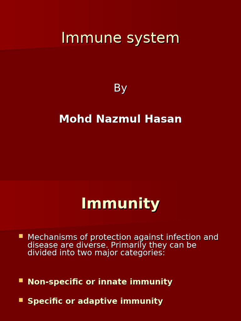 Understanding Immune System Functions | PDF | Immune System | Innate ...