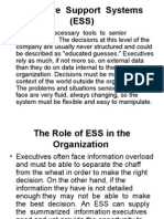 Executive Support Systems (ESS)