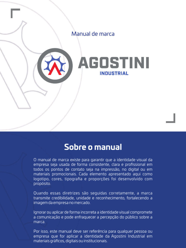 Guia de Identidade Visual da Agostini | PDF | Marca | Tipografia