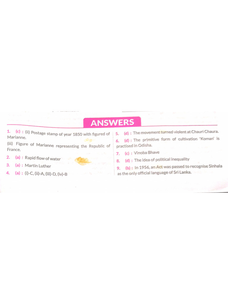 Practice Paper 2 Answers | PDF