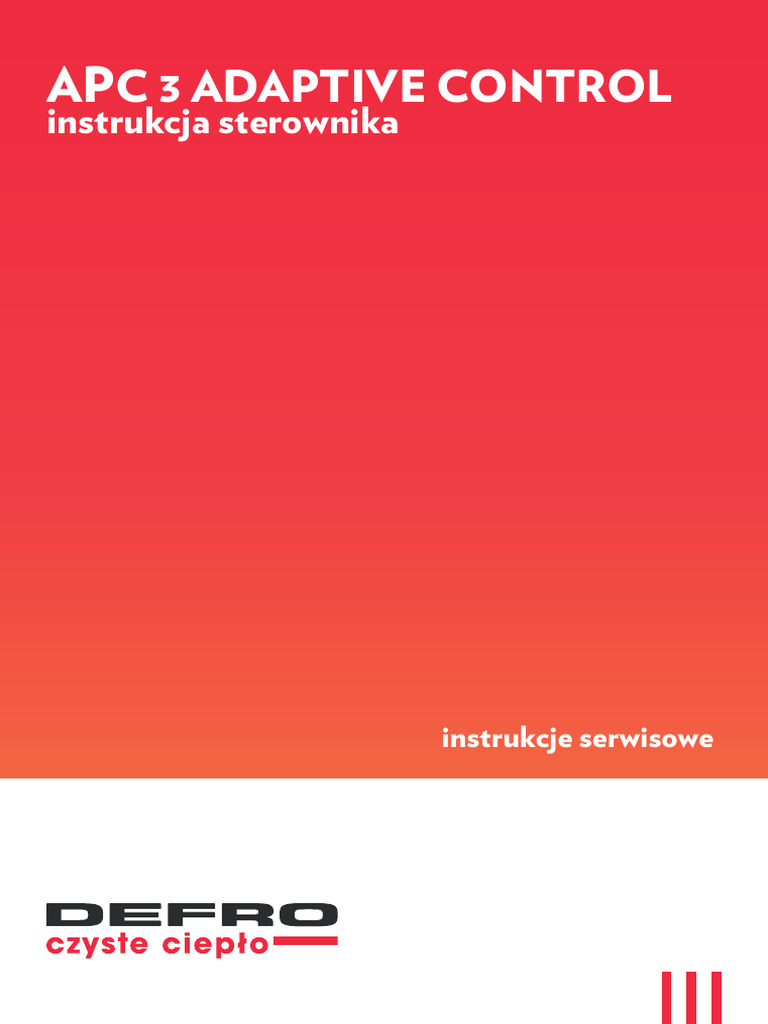 Apc3 Adaptive Control - Instrukcja Sterownika | PDF