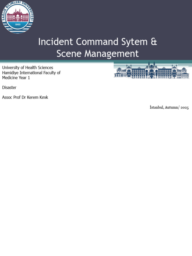 Incident Command System Overview | PDF | Incident Command System ...