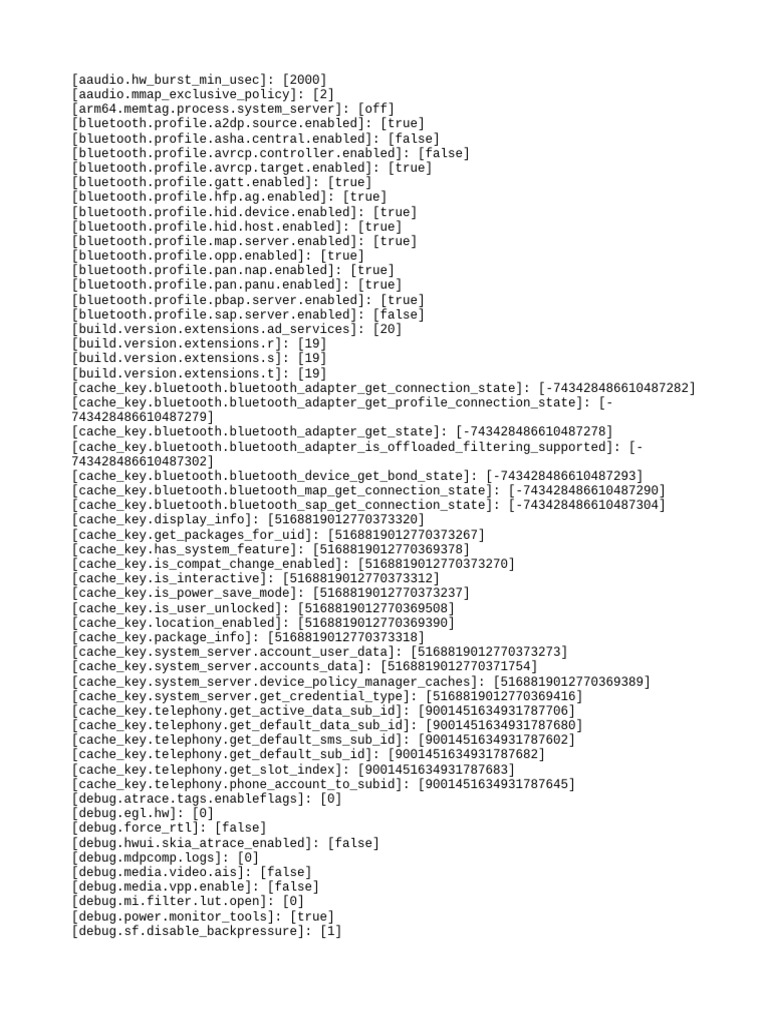 Android System Configuration Settings | PDF | Mobile Phones | Linux ...