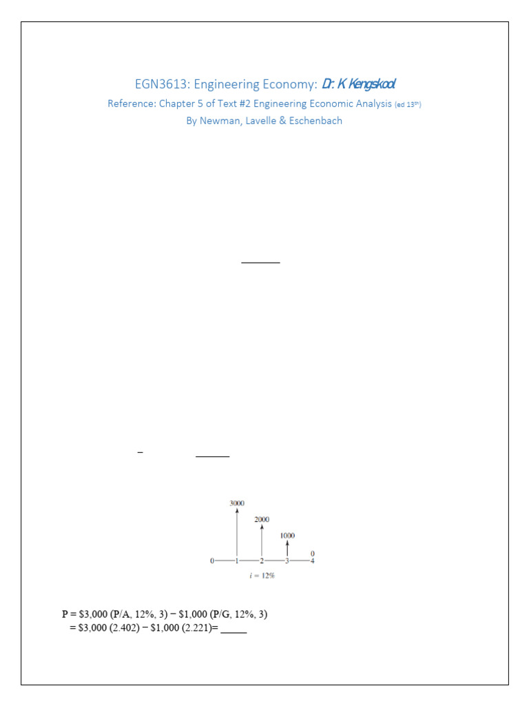 Engineering Economy Homework Solutions | PDF | Interest | Money
