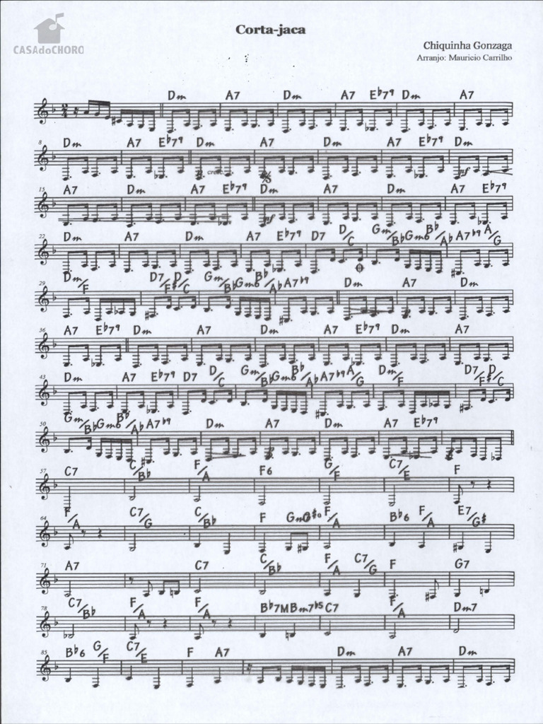 Chiquinha Gonzaga Corta Jaca Violao Score 3655 | PDF