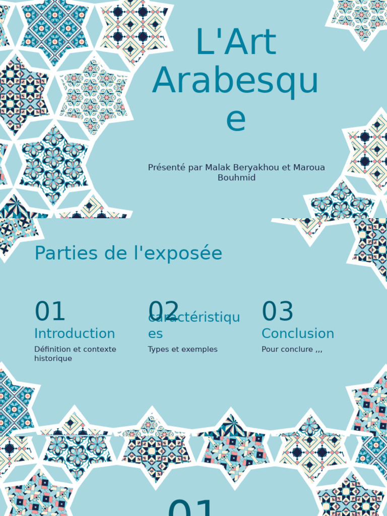 L'Art Arabesque : Histoire et Caractéristiques | PDF