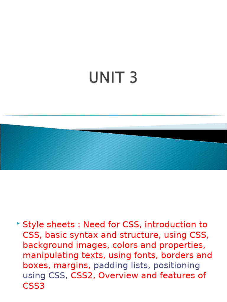 UNIT 03_Lecture9 | PDF | Dynamic Html | Dynamic Web Page
