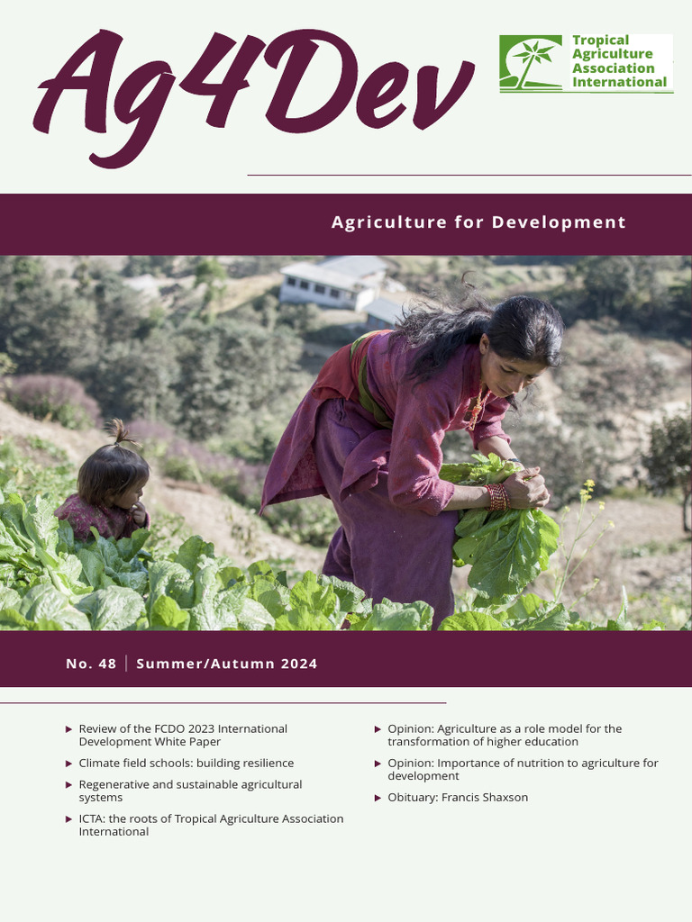 Sustainable Agriculture for Development | PDF | Natural Environment ...