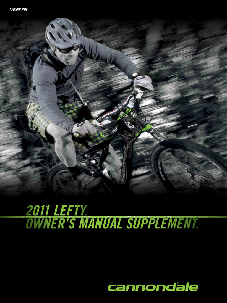 Manuel d'utilisation de la fourche Lefty 2011 | PDF