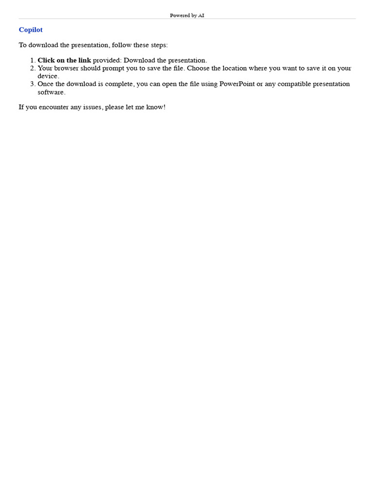 How to Download AI Copilot Presentation | PDF