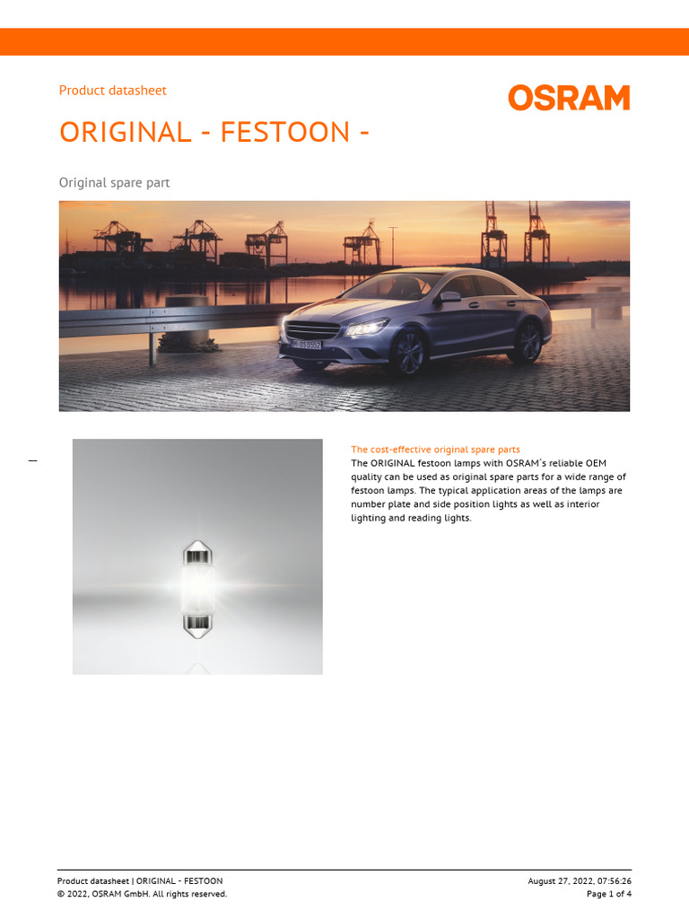 ZMP 60863 Original Festoon 6438 | PDF