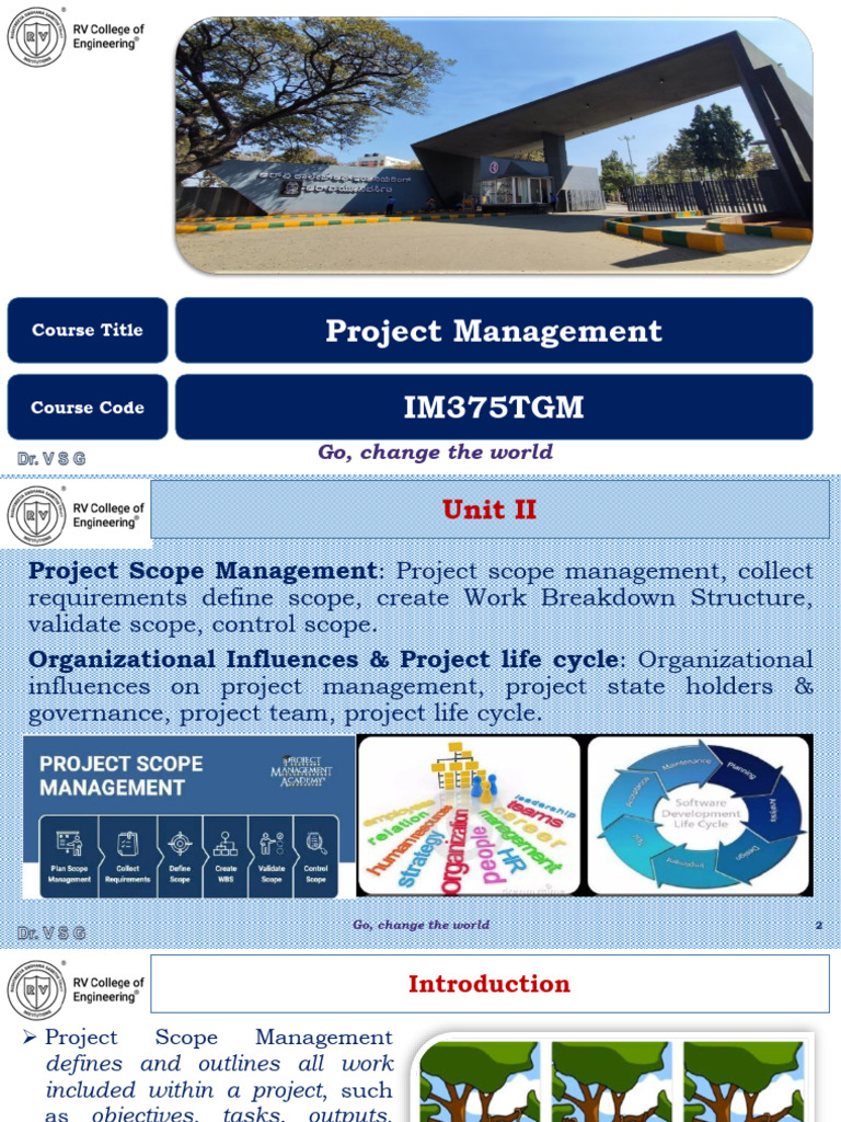 Project Scope Management Essentials | PDF | Project Management | Life ...