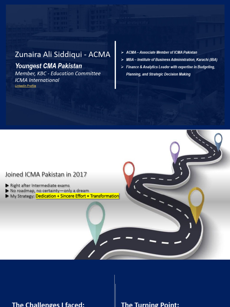 ICMAP Presentation by Zunaira | PDF