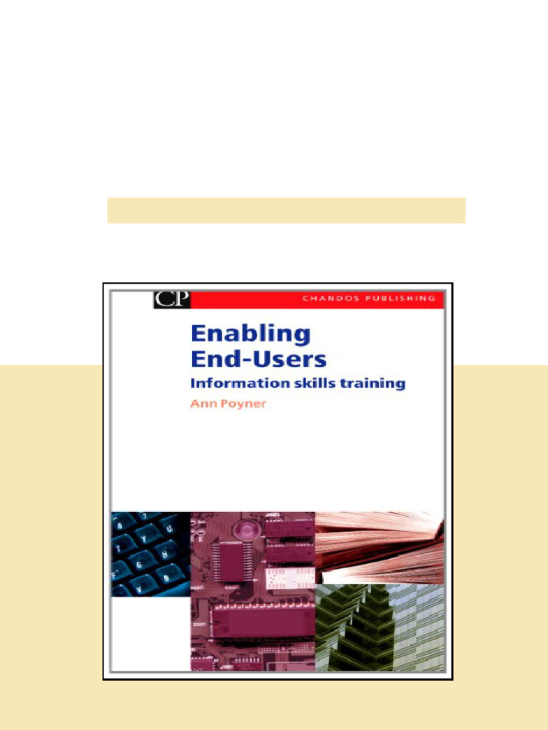 Enabling End Users Information Skills Training 1st Edition Ann Poyner ...