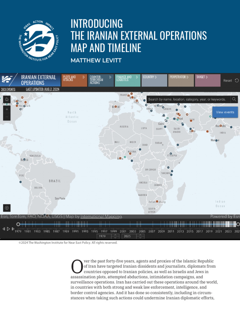 Iranian External Operations Overview | PDF