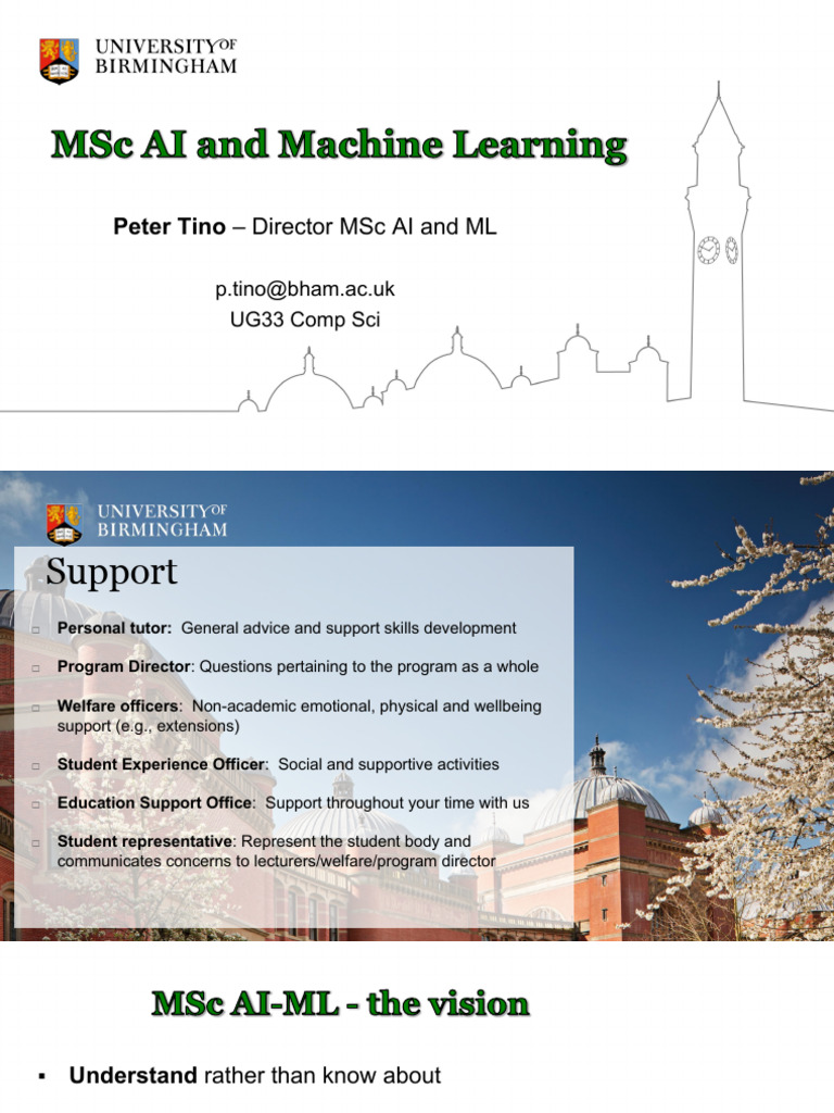 MSc AI and ML Program Overview | PDF