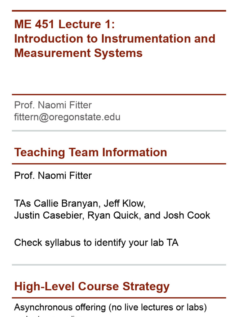 Introduction to Instrumentation Systems | PDF | Analog To Digital ...