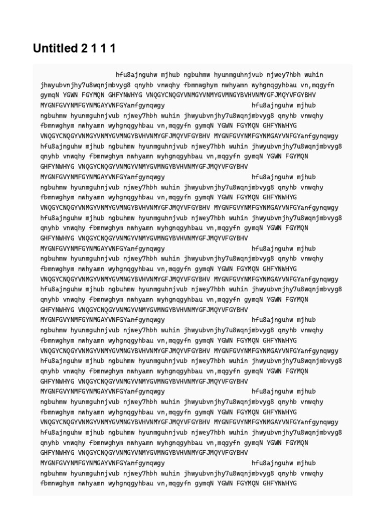 Unstructured Text Analysis Output | PDF