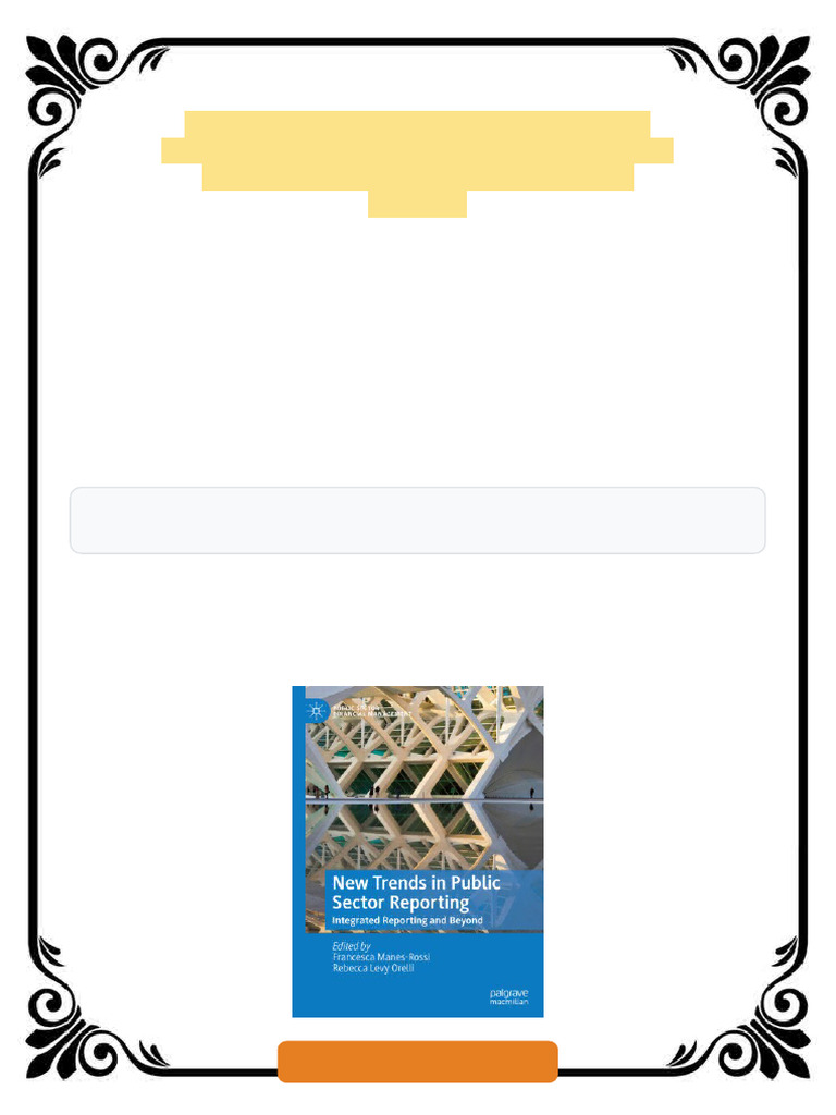 New Trends in Public Sector Reporting: Integrated Reporting and Beyond ...